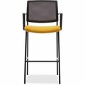 United Chair Co Stool, w/Arms, MeshBack, 22-1/4inx23inx45in, Exact Back/ZestSeat UNCF2HECQA07